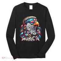 4th Of July Bald Eagle Mullet Murica Usa Usa Merica Long Sleeve Shirt thumb 0