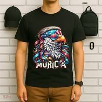 4th Of July Bald Eagle Mullet Murica Usa Usa Merica T-Shirt thumb 6