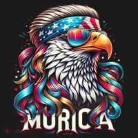 4th Of July Bald Eagle Mullet Murica Usa Usa Merica Women's Hoodie thumb 2