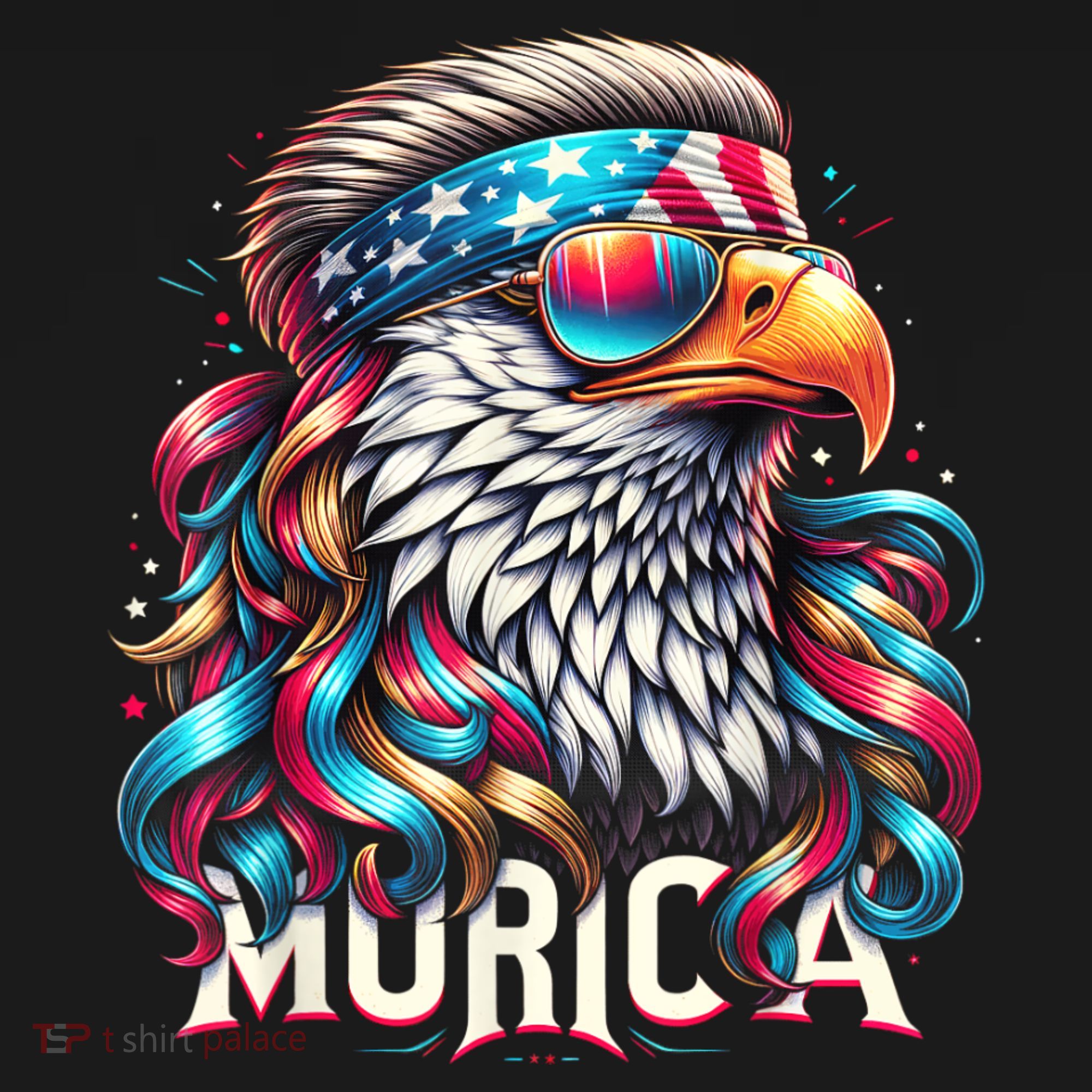 4th Of July Bald Eagle Mullet Murica Usa Usa Merica Mousepad