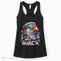 4th Of July Bald Eagle Mullet Murica Usa Usa Merica Women's Tank Top thumb 0