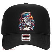 4th Of July Bald Eagle Mullet Murica Usa Usa Merica Hat thumb 0