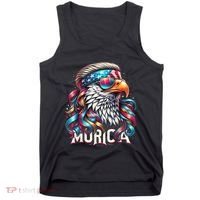 4th Of July Bald Eagle Mullet Murica Usa Usa Merica Tank Top thumb 0