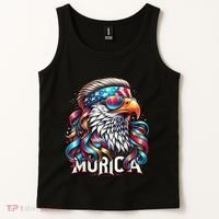4th Of July Bald Eagle Mullet Murica Usa Usa Merica Tank Top thumb 2