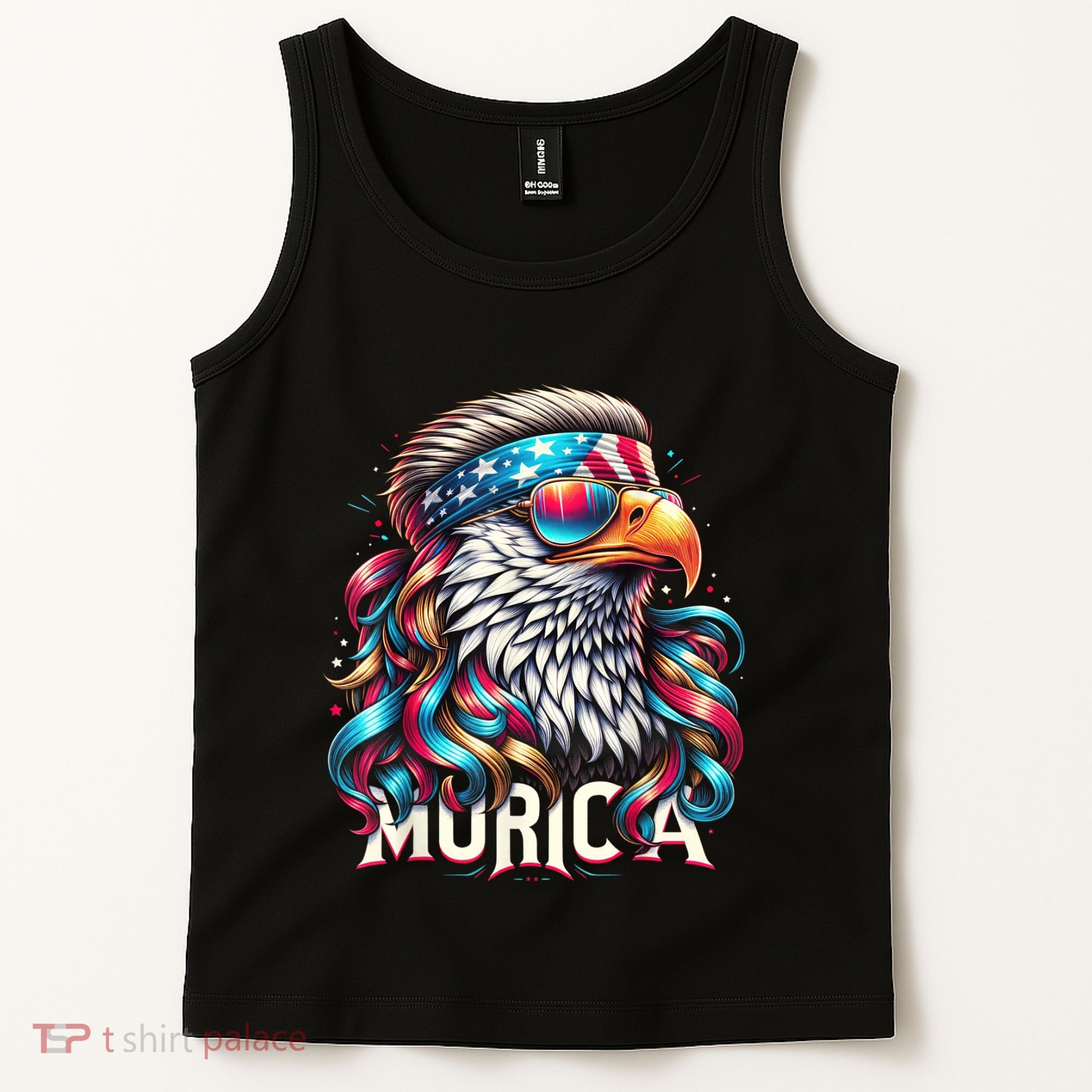 4th Of July Bald Eagle Mullet Murica Usa Usa Merica Tank Top