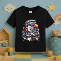 4th Of July Bald Eagle Mullet Murica Usa Usa Merica Toddler T-Shirt thumb 3
