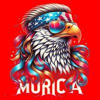4th Of July Bald Eagle Mullet Murica Usa Usa Merica Santa Hat thumb 1