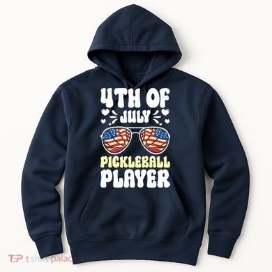 4th Of July Pickleball Player Hoodie