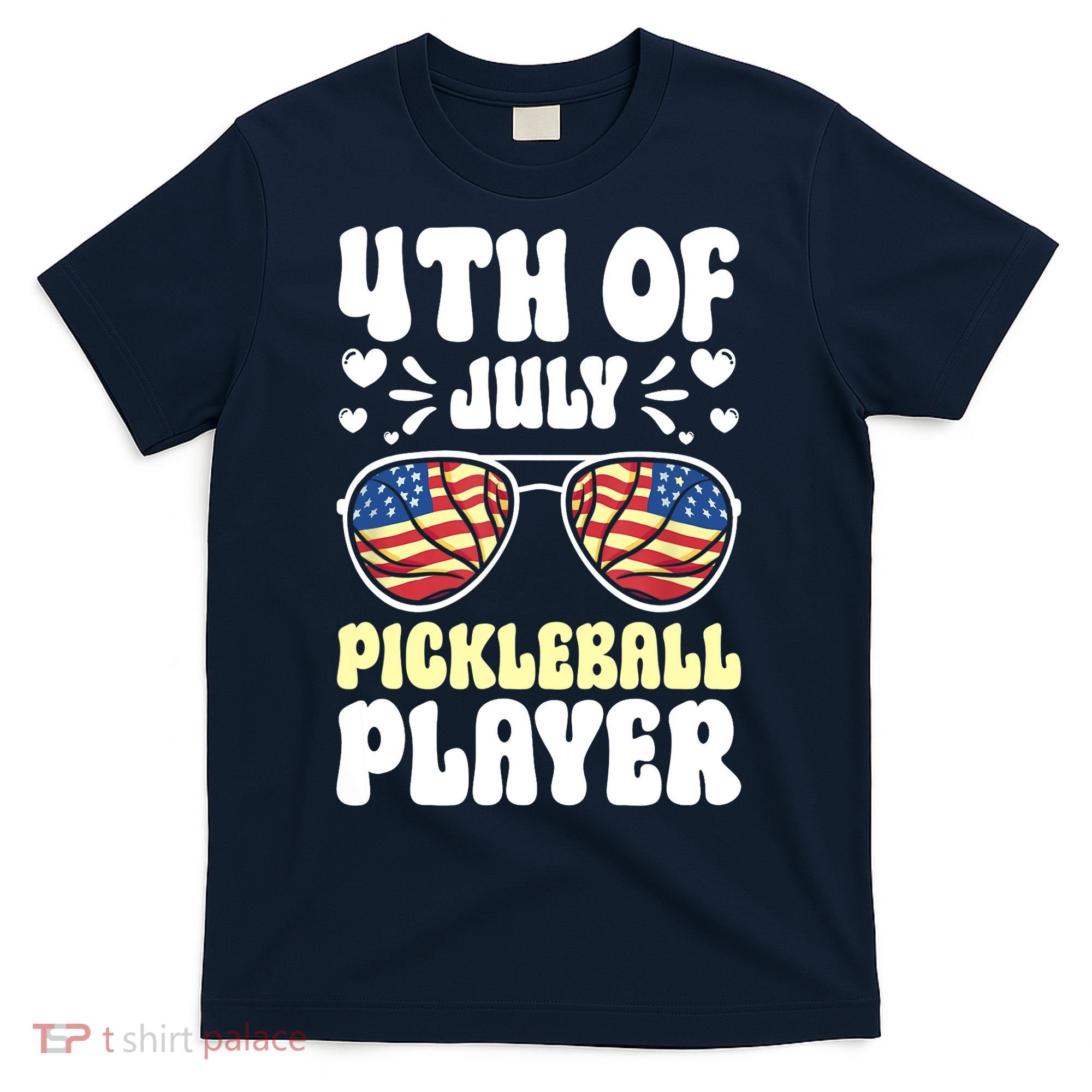 4th Of July Pickleball Player T-Shirt