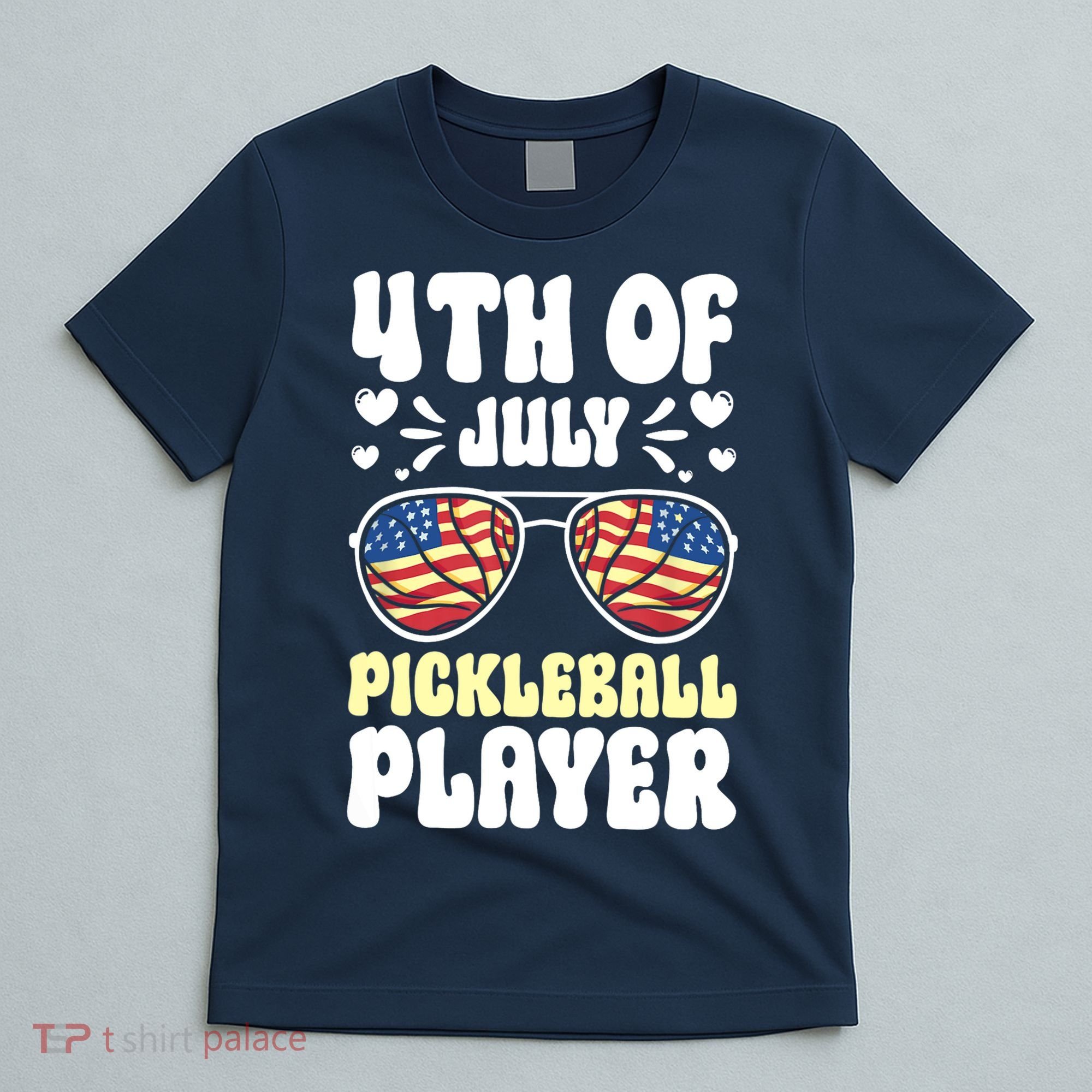 4th Of July Pickleball Player T-Shirt