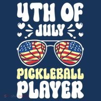 4th Of July Pickleball Player T-Shirt thumb 7