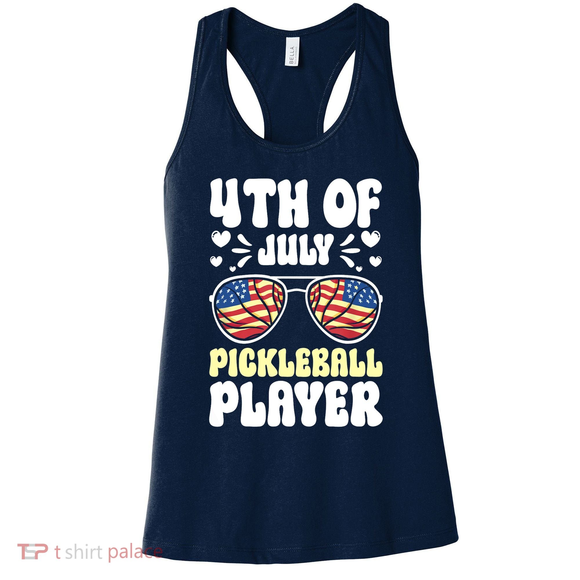 4th Of July Pickleball Player Women's Tank Top