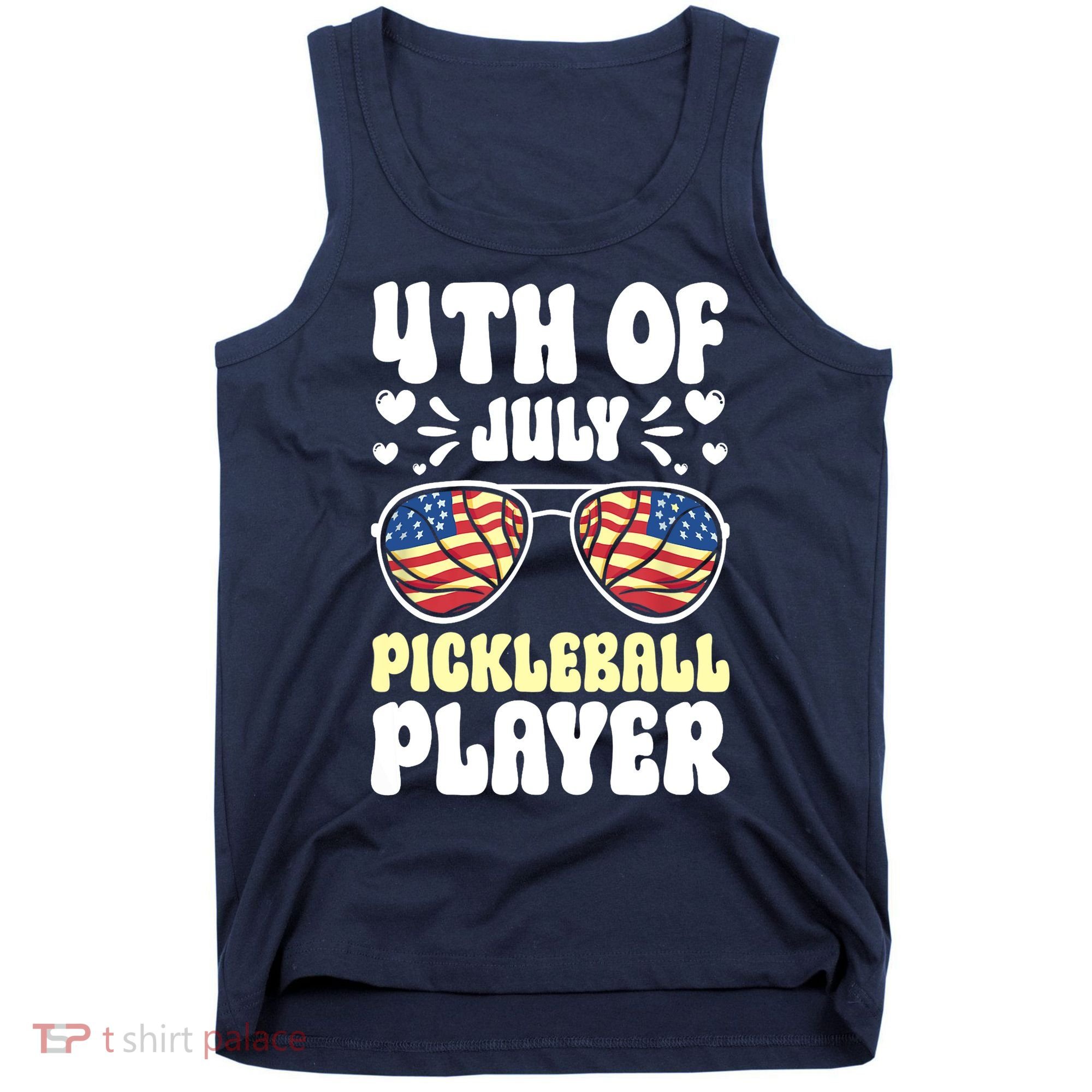 4th Of July Pickleball Player Tank Top
