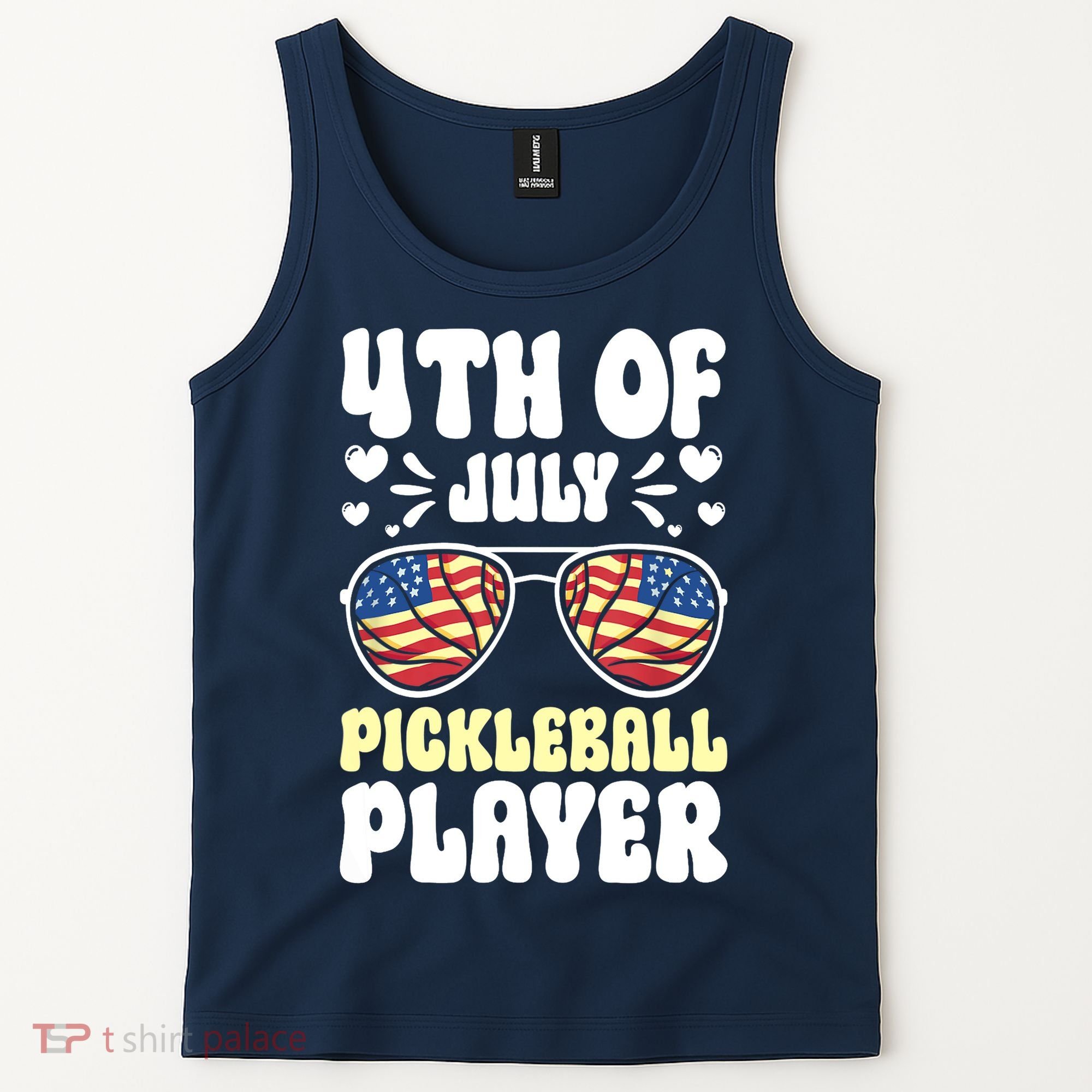 4th Of July Pickleball Player Tank Top