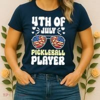 4th Of July Pickleball Player Women's T-Shirt thumb 2