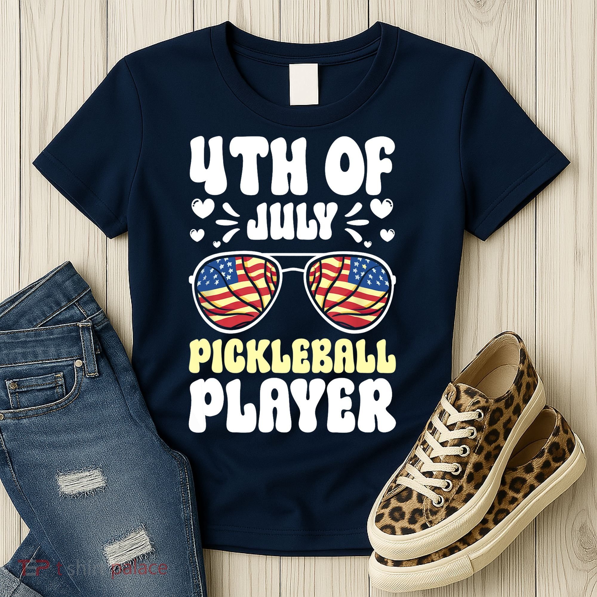 4th Of July Pickleball Player Women's T-Shirt