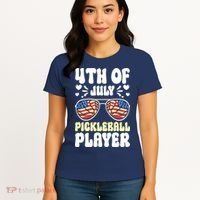 4th Of July Pickleball Player Women's T-Shirt thumb 4