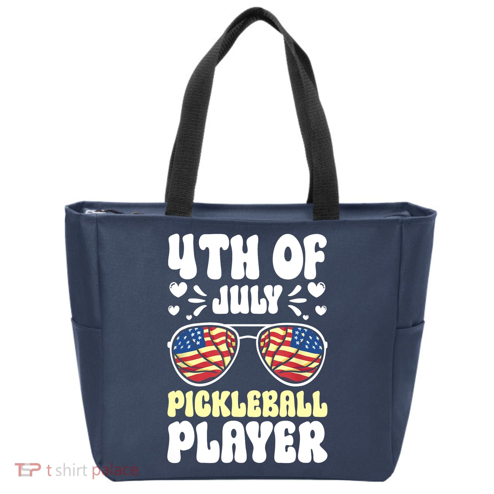 4th Of July Pickleball Player Tote Bag