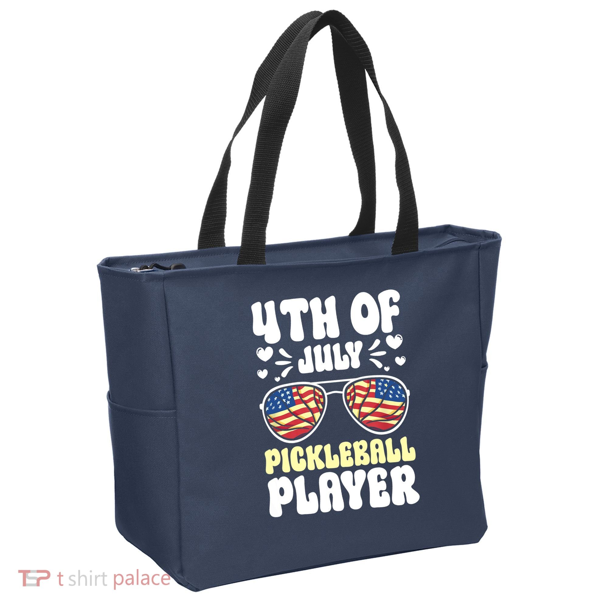 4th Of July Pickleball Player Tote Bag