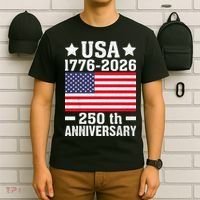 4th Of July America Flag Patriotic 250th Anniversary USA T-Shirt thumb 6