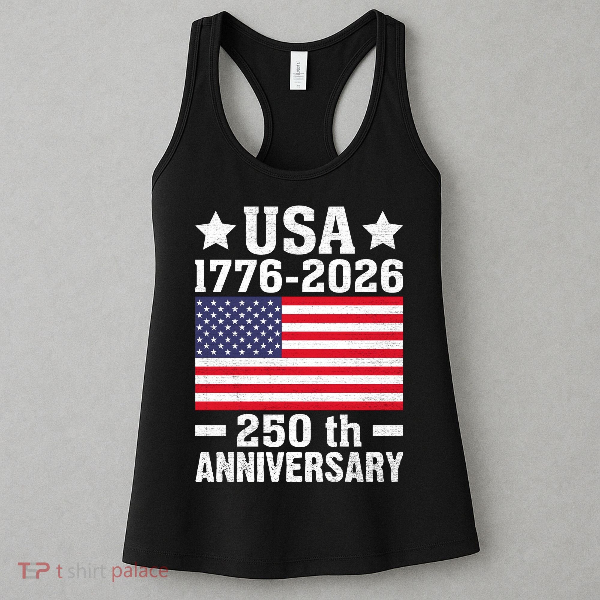 4th Of July America Flag Patriotic 250th Anniversary USA Women's Tank Top