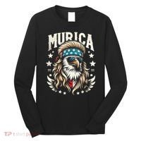 4th Of July Bald Eagle Mullet Murica Usa Usa Merica Long Sleeve Shirt thumb 0
