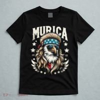 4th Of July Bald Eagle Mullet Murica Usa Usa Merica T-Shirt thumb 5