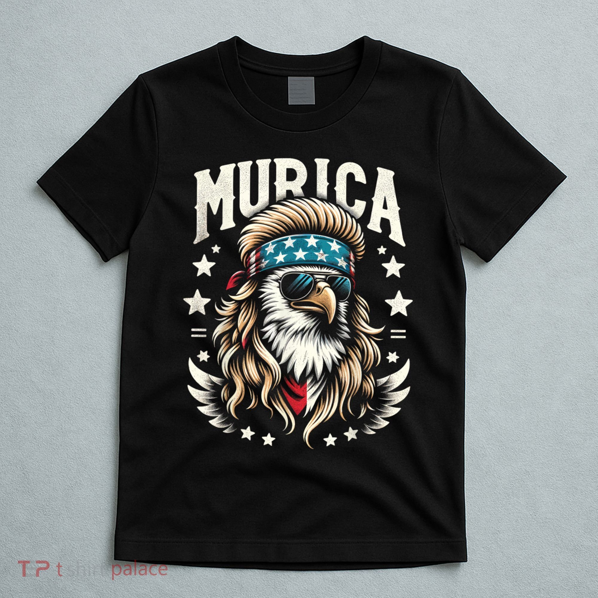 4th Of July Bald Eagle Mullet Murica Usa Usa Merica T-Shirt