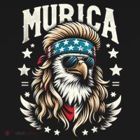 4th Of July Bald Eagle Mullet Murica Usa Usa Merica Mousepad thumb 1