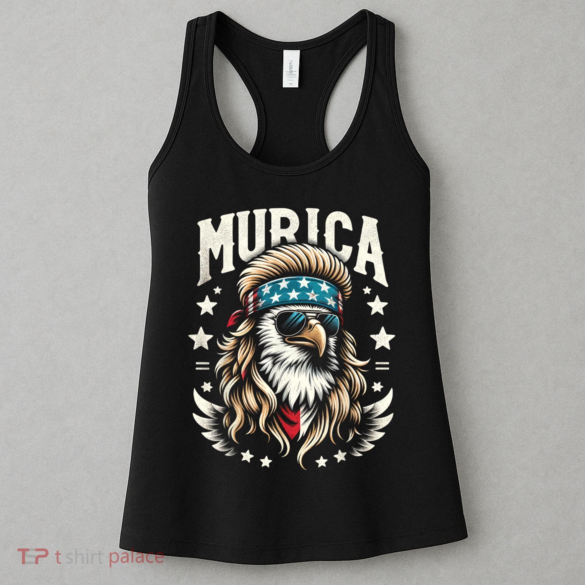 4th Of July Bald Eagle Mullet Murica Usa Usa Merica Women's Tank Top