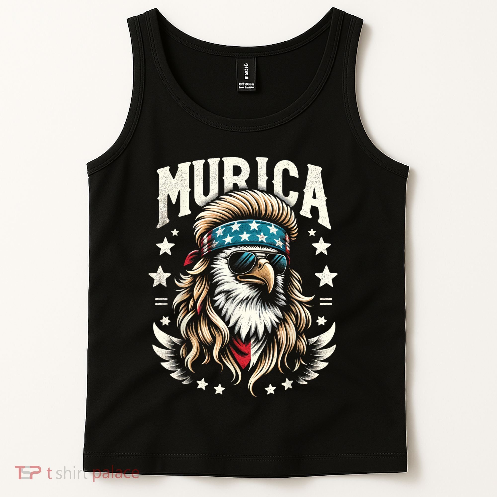 4th Of July Bald Eagle Mullet Murica Usa Usa Merica Tank Top