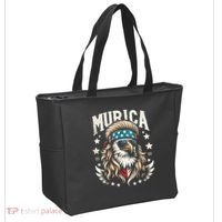 4th Of July Bald Eagle Mullet Murica Usa Usa Merica Tote Bag thumb 2