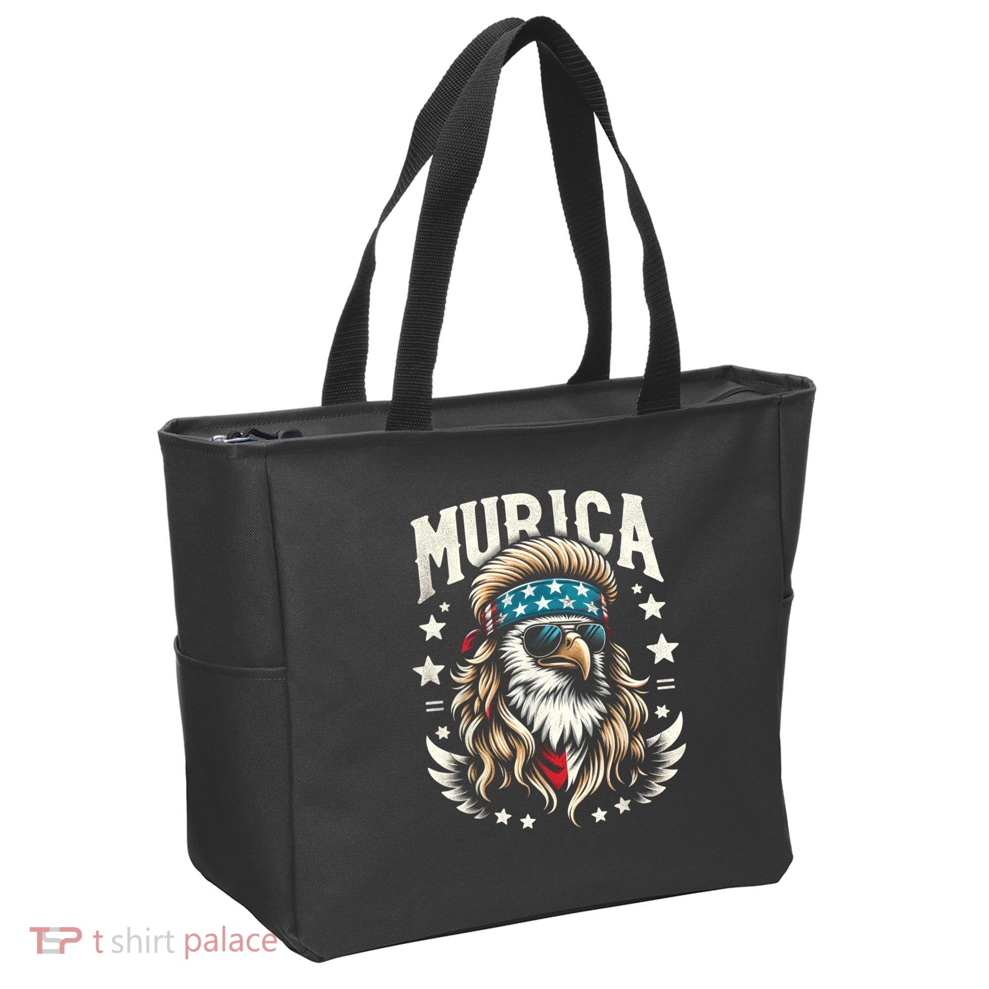 4th Of July Bald Eagle Mullet Murica Usa Usa Merica Tote Bag