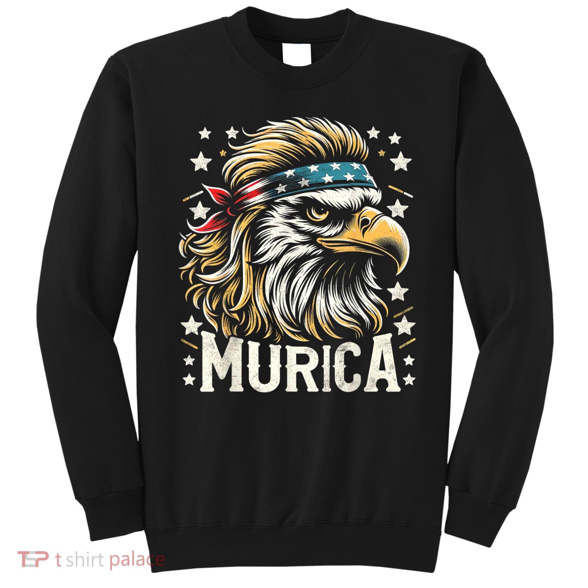4th Of July Bald Eagle Mullet Murica Usa Usa Merica Sweatshirt