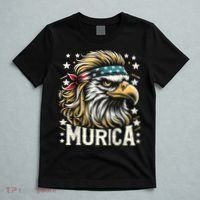 4th Of July Bald Eagle Mullet Murica Usa Usa Merica T-Shirt thumb 5