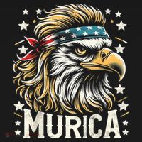 4th Of July Bald Eagle Mullet Murica Usa Usa Merica Women's Hoodie thumb 2