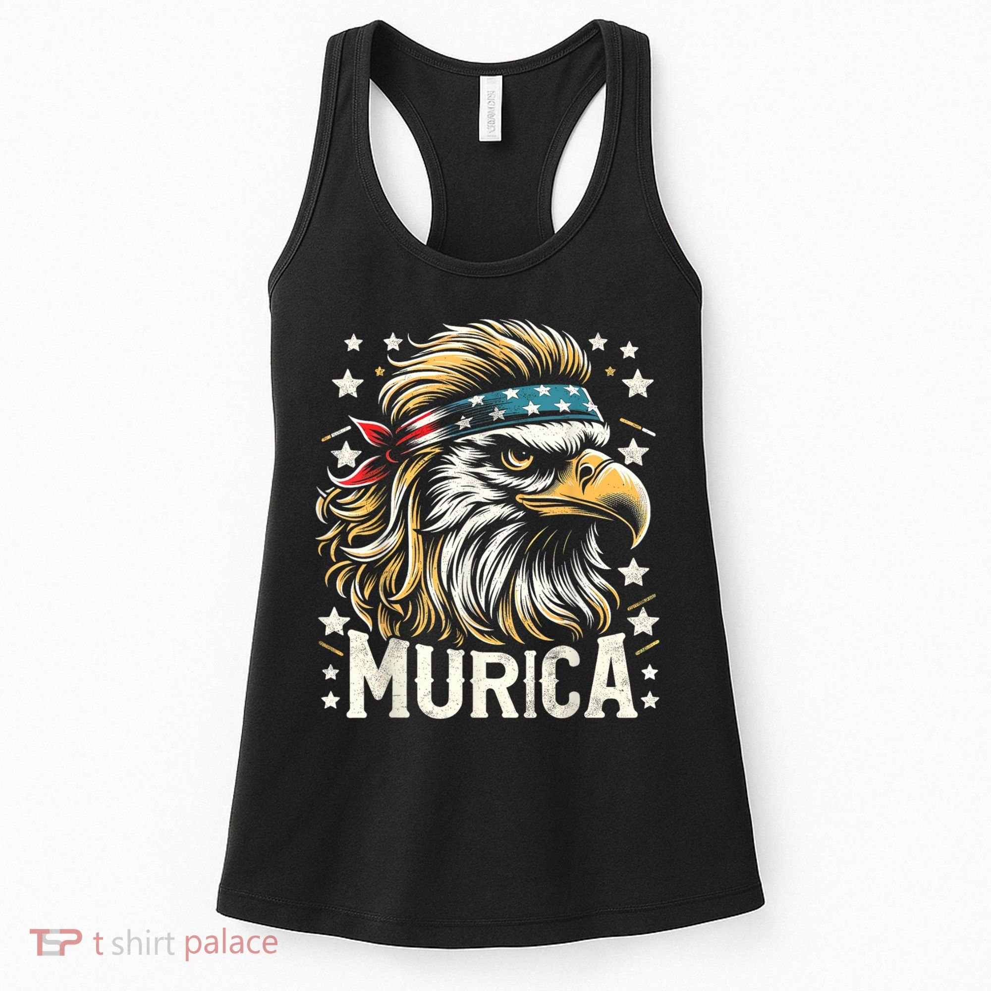 4th Of July Bald Eagle Mullet Murica Usa Usa Merica Women's Tank Top