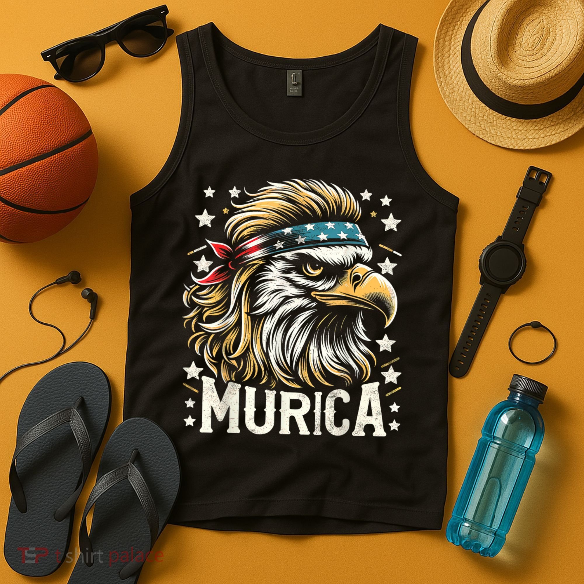 4th Of July Bald Eagle Mullet Murica Usa Usa Merica Tank Top