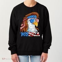 4th Of July Bald Eagle Mullet Murica Usa Usa Merica Women's Sweatshirt thumb 0