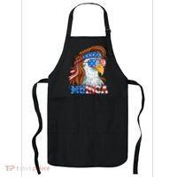 4th Of July Bald Eagle Mullet Murica Usa Usa Merica Apron thumb 0