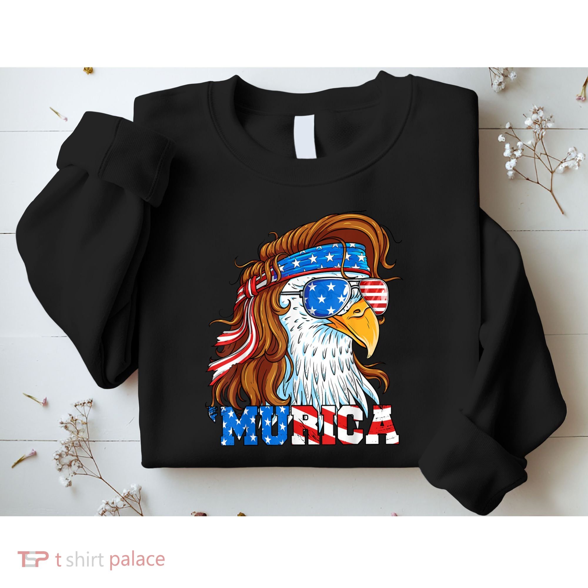 4th Of July Bald Eagle Mullet Murica Usa Usa Merica Sweatshirt