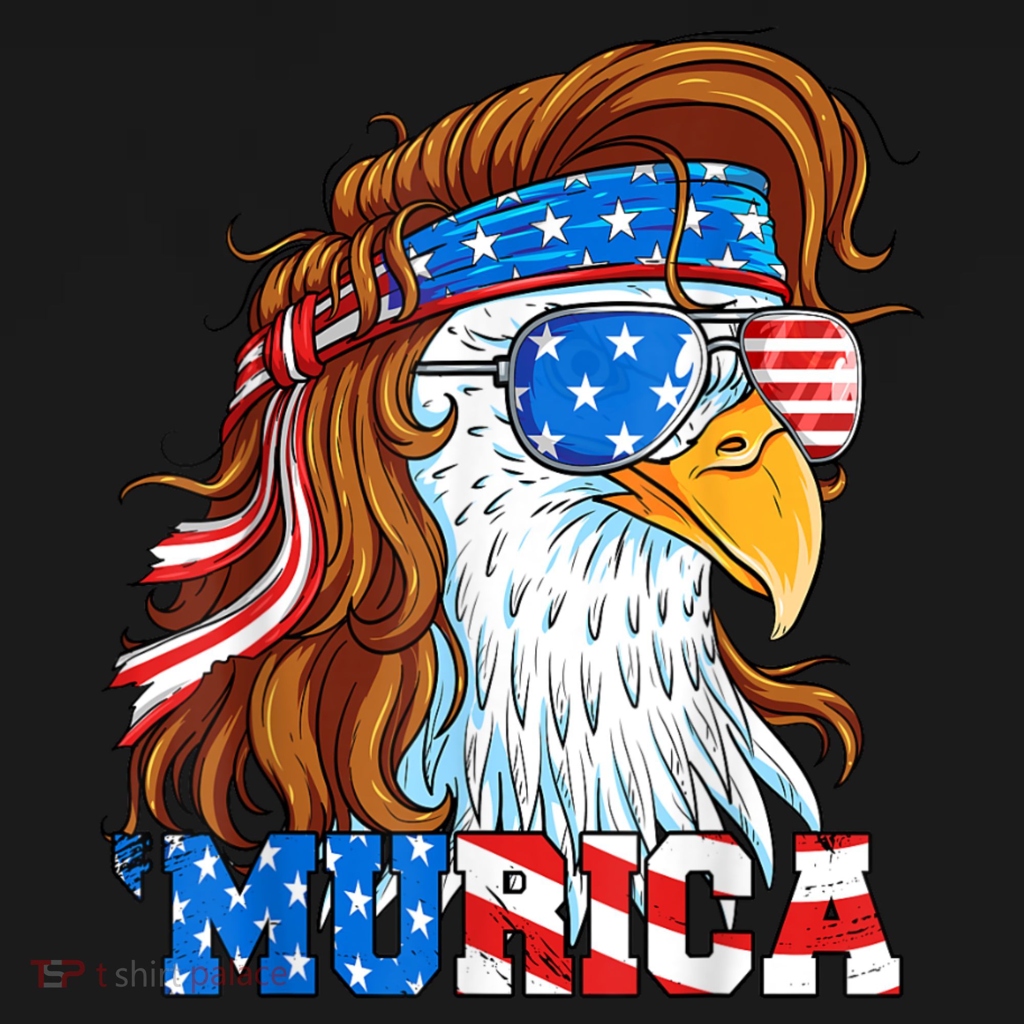 4th Of July Bald Eagle Mullet Murica Usa Usa Merica Sweatshirt