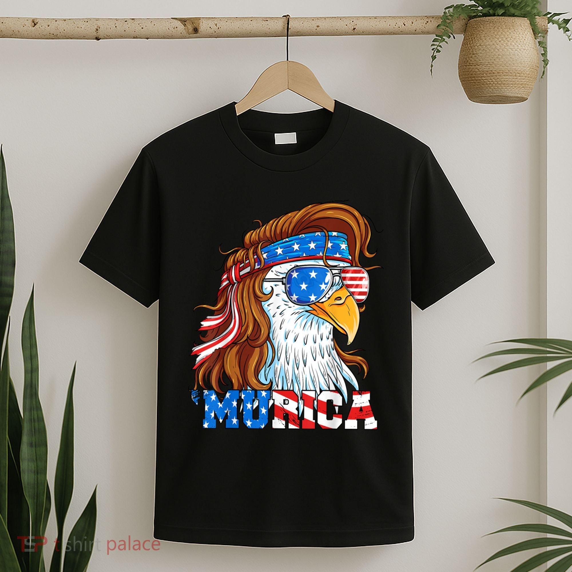 4th Of July Bald Eagle Mullet Murica Usa Usa Merica T-Shirt