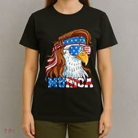 4th Of July Bald Eagle Mullet Murica Usa Usa Merica T-Shirt thumb 4