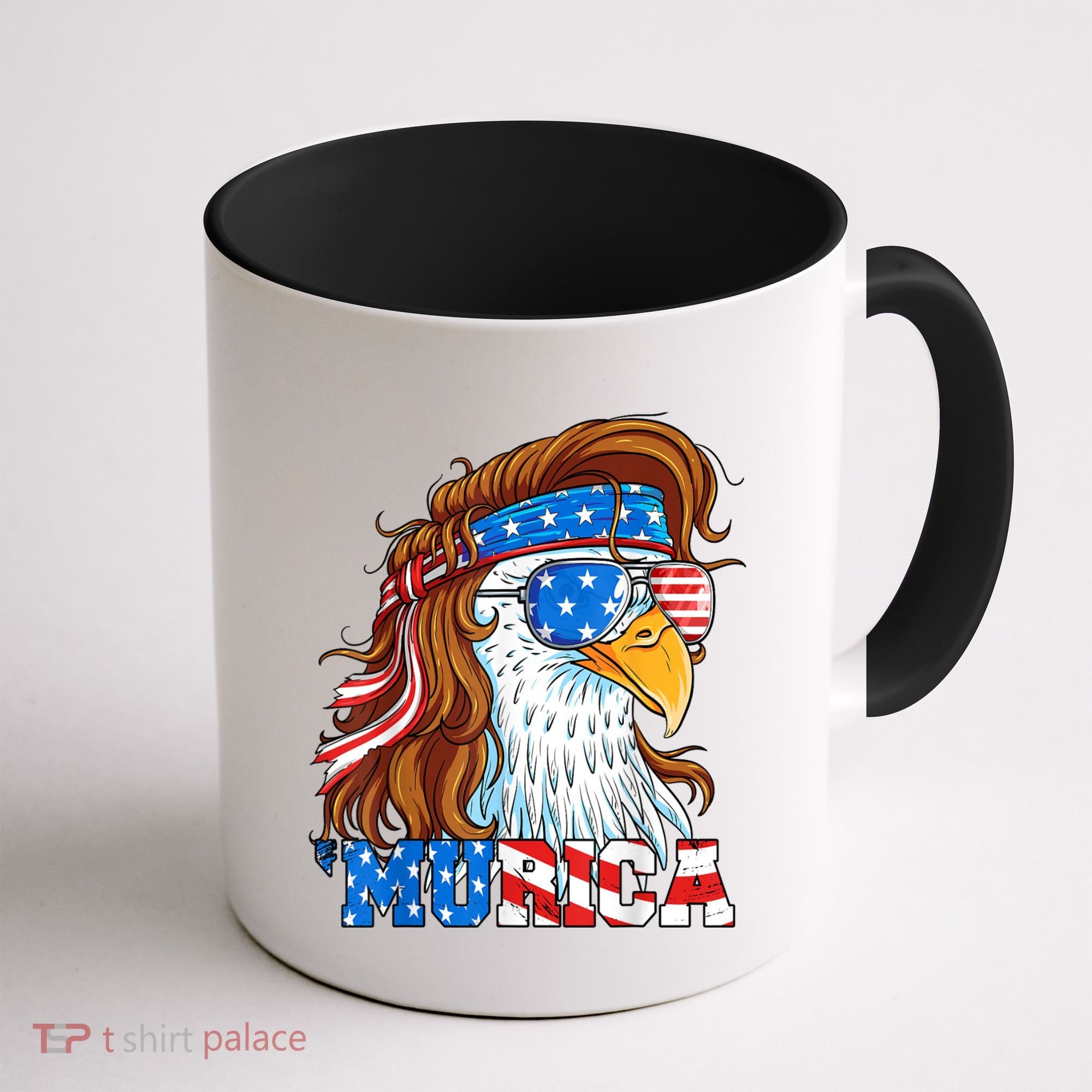 4th Of July Bald Eagle Mullet Murica Usa Usa Merica Coffee Mug