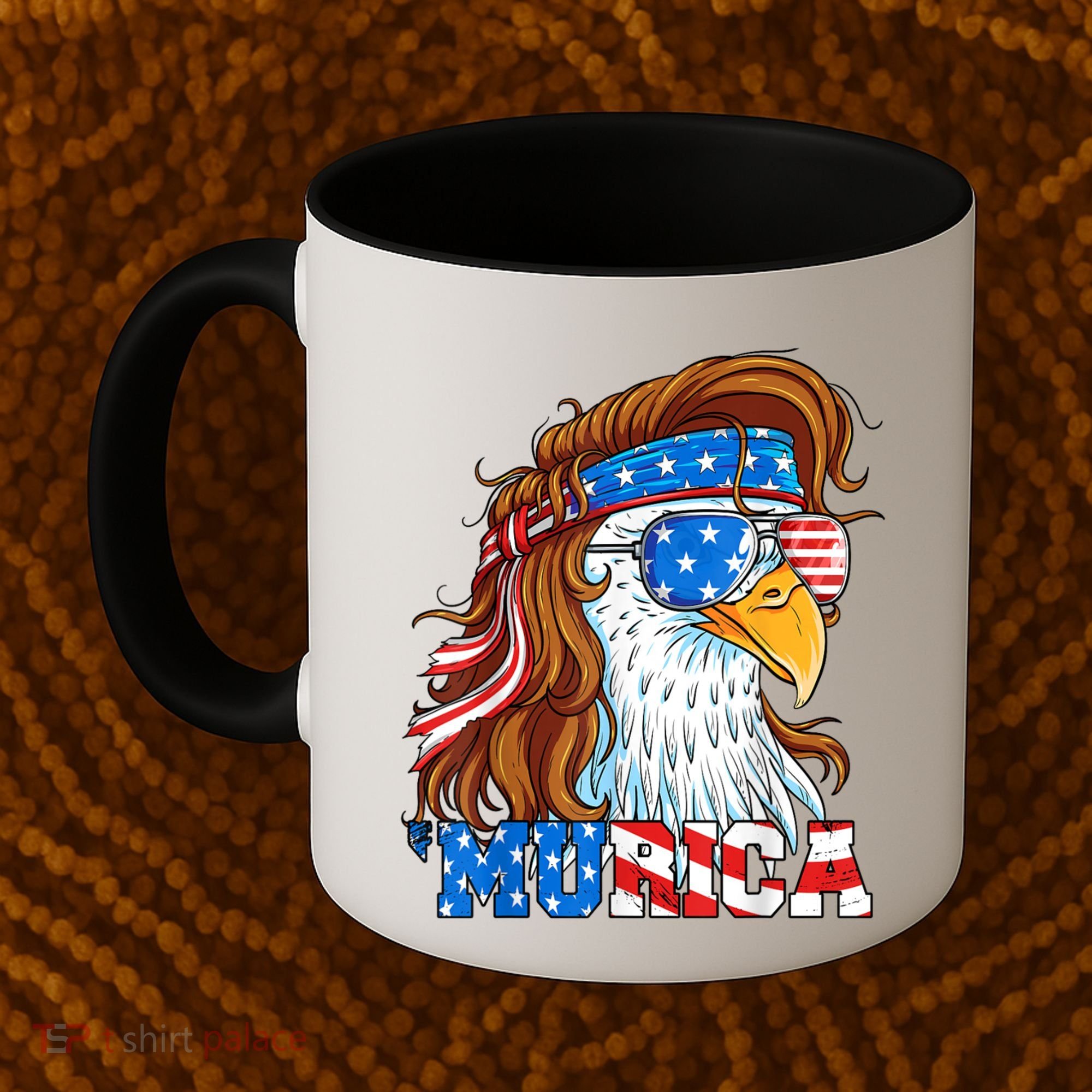 4th Of July Bald Eagle Mullet Murica Usa Usa Merica Coffee Mug