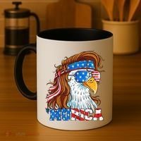 4th Of July Bald Eagle Mullet Murica Usa Usa Merica Coffee Mug thumb 4