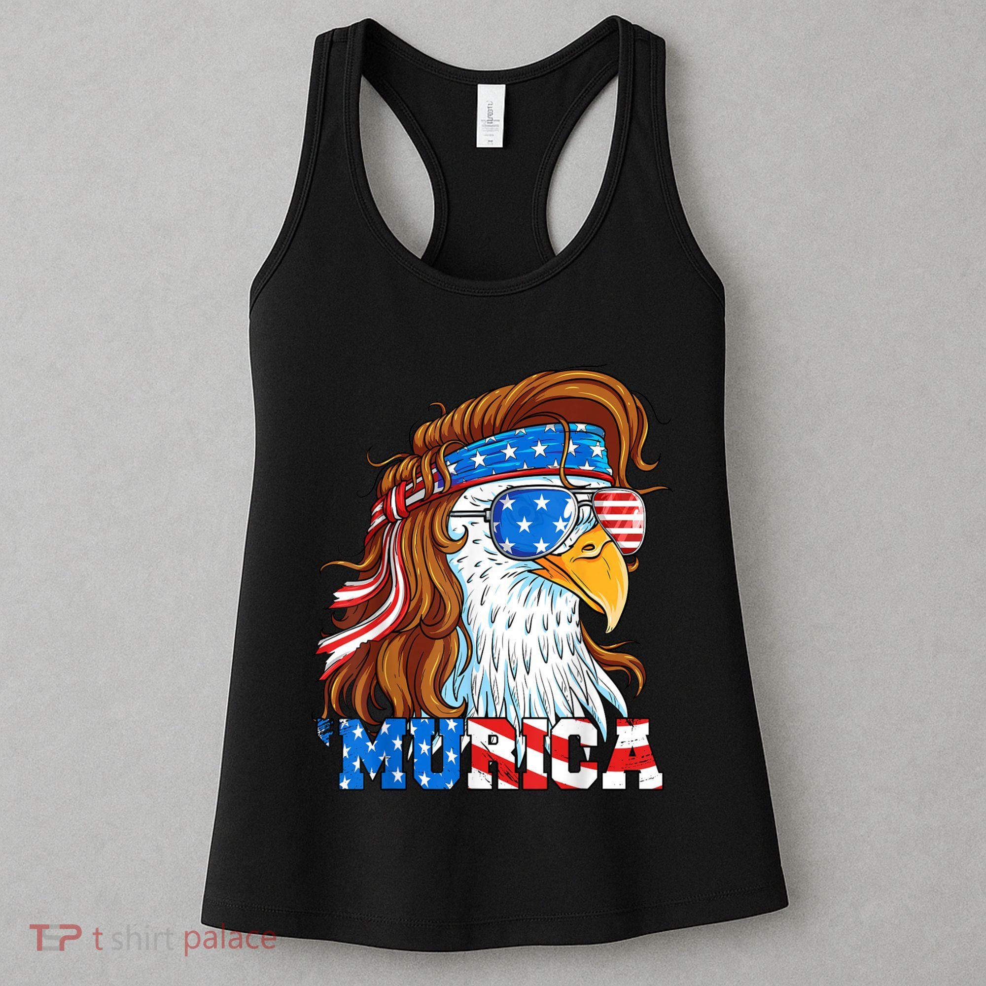 4th Of July Bald Eagle Mullet Murica Usa Usa Merica Women's Tank Top