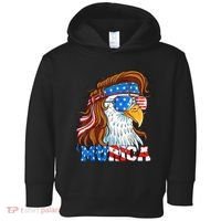 4th Of July Bald Eagle Mullet Murica Usa Usa Merica Toddler Hoodie thumb 0