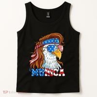 4th Of July Bald Eagle Mullet Murica Usa Usa Merica Tank Top thumb 2
